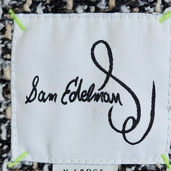 Sam Edelman Womens Tweed Coat With Gold Button Accents - X-Large - Picture 6 of 15